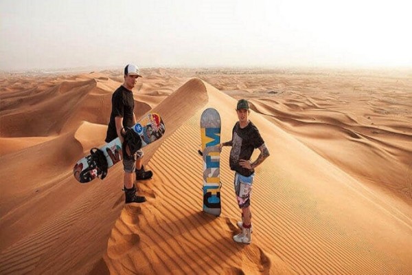 Dubai Desert Safari: Sandboarding, Dune Bashing, and BBQ Dinner